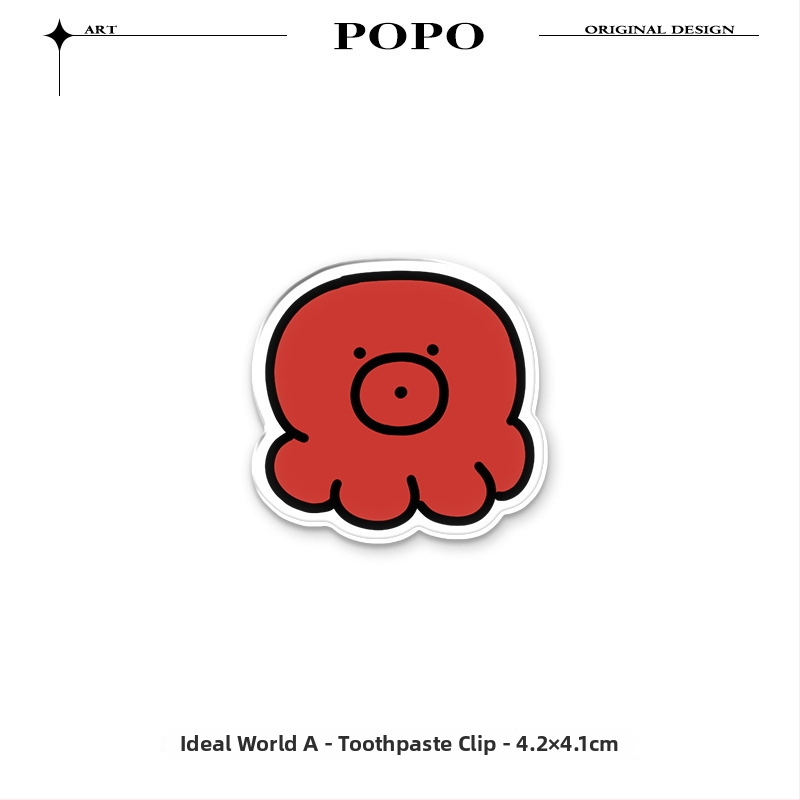 Klip na skladovanie zubnej pasty a čistiaceho prostriedku, na stenu, bez vŕtania, Qingyue, vhodné pre teenagerov