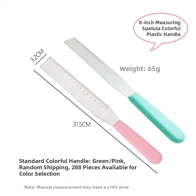 One Heart Nehrđajući čelik Graduirana Pravokutna Špatula za Ukrašavanje Torti