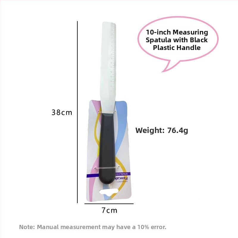 One Heart Nehrđajući čelik Graduirana Pravokutna Špatula za Ukrašavanje Torti