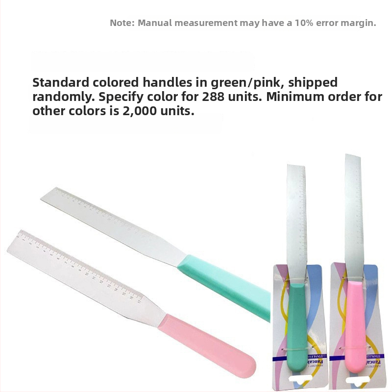 One Heart Nehrđajući čelik Graduirana Pravokutna Špatula za Ukrašavanje Torti