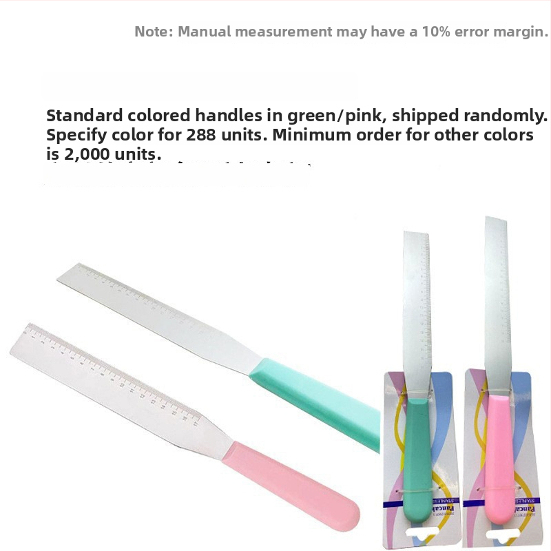 One Heart Nehrđajući čelik Graduirana Pravokutna Špatula za Ukrašavanje Torti