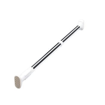 Τηλεσκοπική ράγα κρεμάσματος ρούχων χωρίς τρύπες, από ανοξείδωτο ατσάλι, ρυθμιζόμενη για μπαλκόνι, μοντέρνο μινιμαλιστικό στυλ