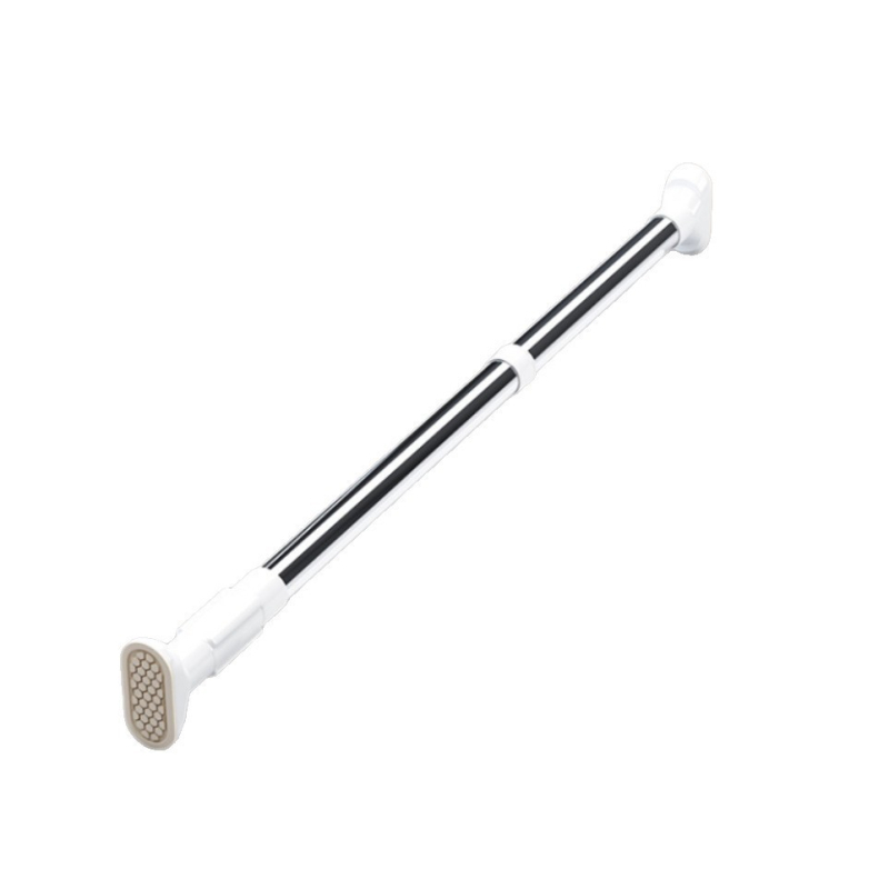 Τηλεσκοπική ράγα κρεμάσματος ρούχων χωρίς τρύπες, από ανοξείδωτο ατσάλι, ρυθμιζόμενη για μπαλκόνι, μοντέρνο μινιμαλιστικό στυλ