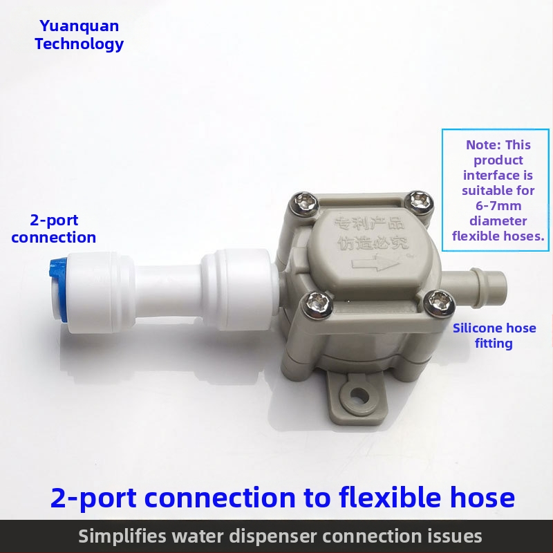 Ventil za pročišćivač vode – model negativnog tlaka, prehrambeni POM materijal, spojka za cijev čajnog stola, automatsko napajanje vodom