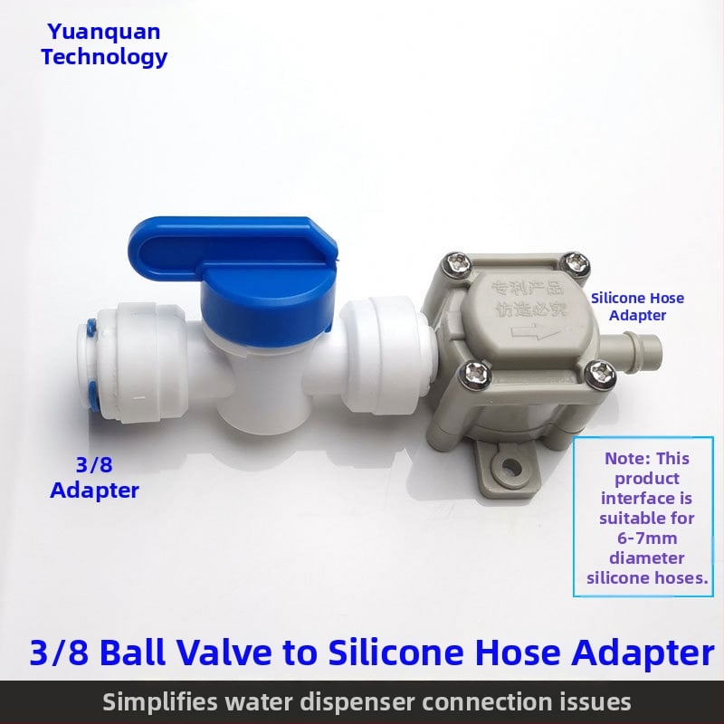 Ventil za pročišćivač vode – model negativnog tlaka, prehrambeni POM materijal, spojka za cijev čajnog stola, automatsko napajanje vodom