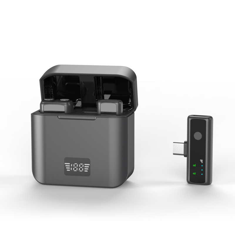 S12 Clip-on mikrofon za live streaming – Apple/Android kompatibilan, omnidirekcionalan, žični, 20Hz-20kHz, SNR ≥70 dB, ugrađena baterija 6–8 h