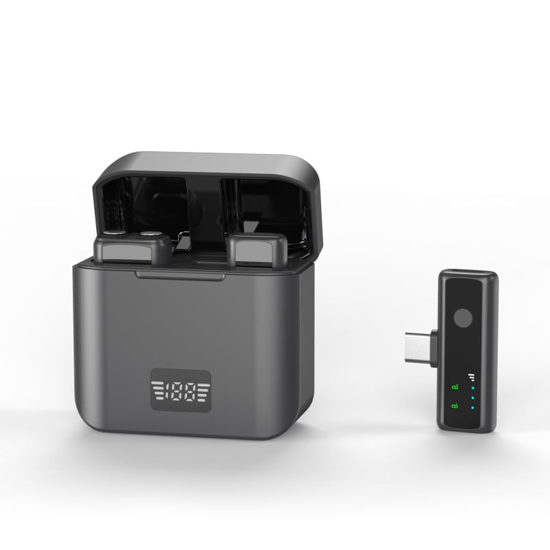 S12 Clip-on mikrofon za live streaming – Apple/Android kompatibilan, omnidirekcionalan, žični, 20Hz-20kHz, SNR ≥70 dB, ugrađena baterija 6–8 h