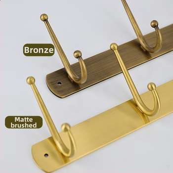 Bakrena redna kuka za kapute - montaža bez bušenja zida, moderan minimalistički stil, liveni metal