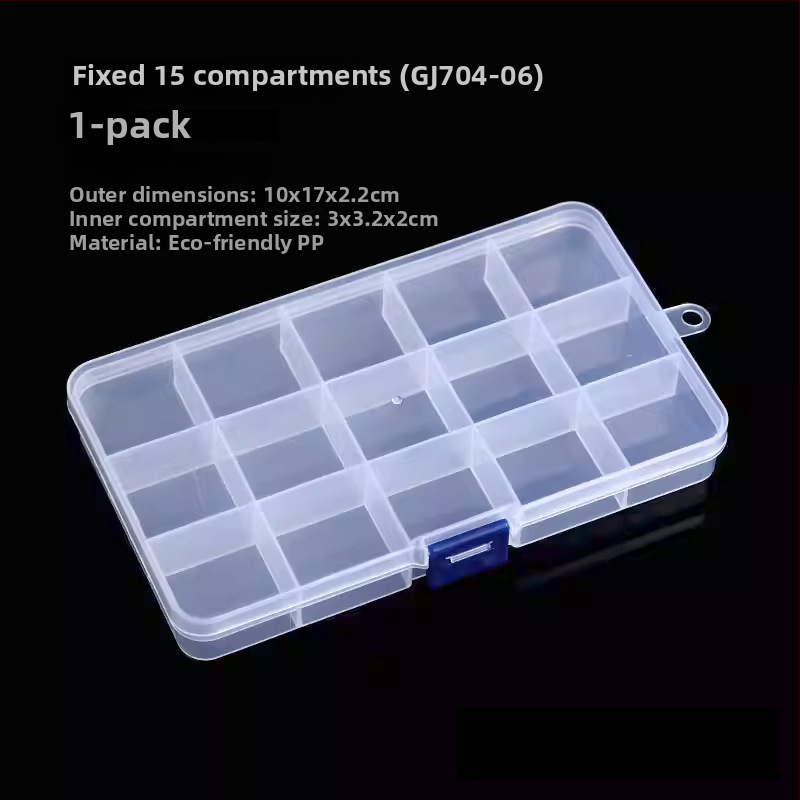 Kutija za alate za nokte – prozirna klasifikacijska kutija, višenamjenska kutija za dijamantno nakit za nokte