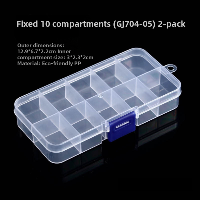 Kutija za alate za nokte – prozirna klasifikacijska kutija, višenamjenska kutija za dijamantno nakit za nokte