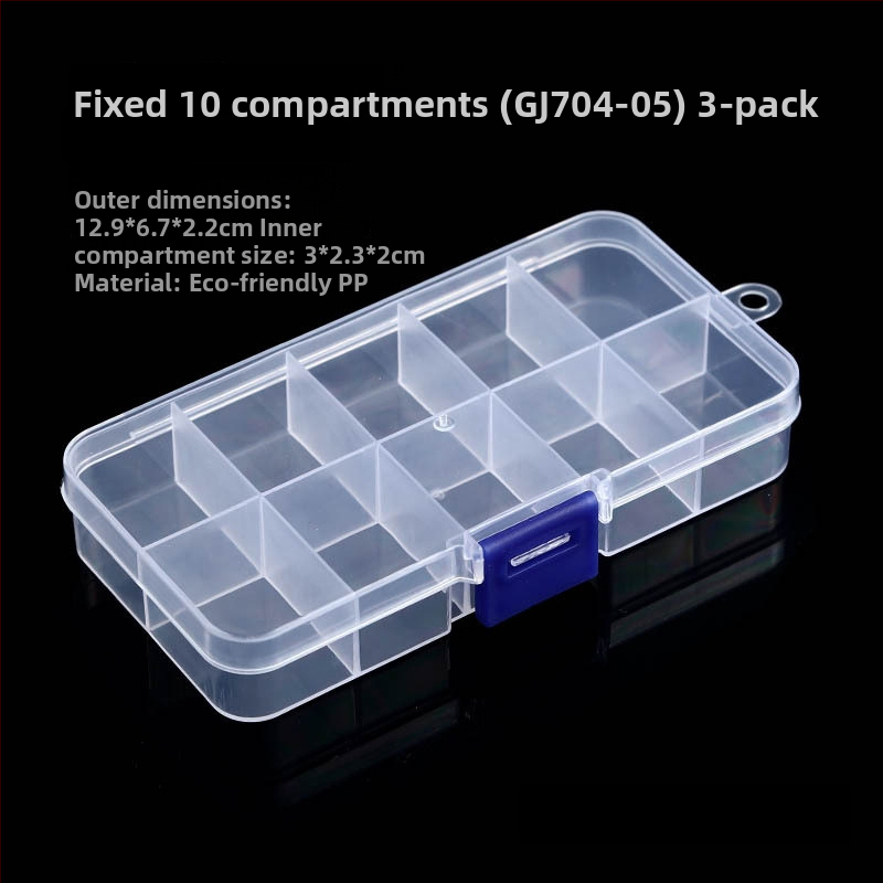 Kutija za alate za nokte – prozirna klasifikacijska kutija, višenamjenska kutija za dijamantno nakit za nokte