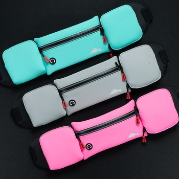 Sportska torbica oko pojasa za muškarce, antibakterijski najlon, PU podstava, pogodno za trčanje