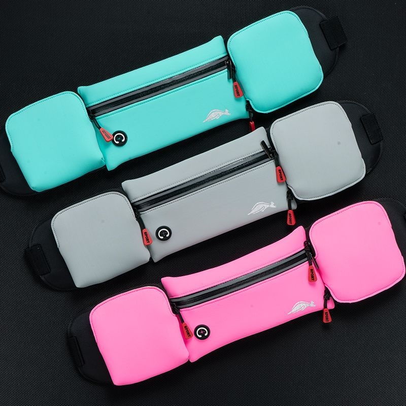 Sportska torbica oko pojasa za muškarce, antibakterijski najlon, PU podstava, pogodno za trčanje