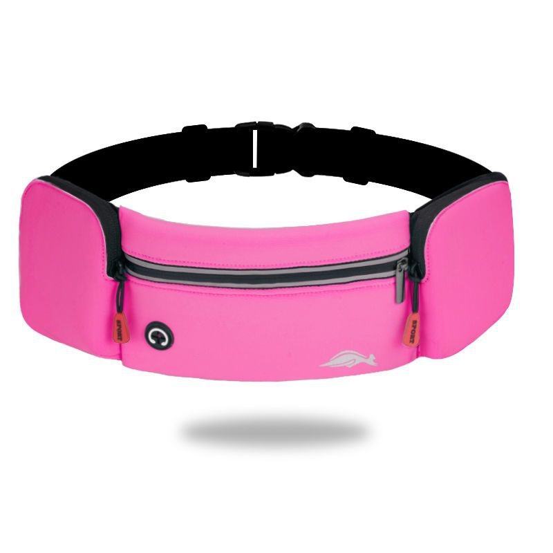 Sportska torbica oko pojasa za muškarce, antibakterijski najlon, PU podstava, pogodno za trčanje