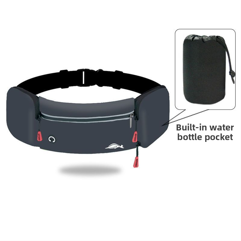 Sportska torbica oko pojasa za muškarce, antibakterijski najlon, PU podstava, pogodno za trčanje