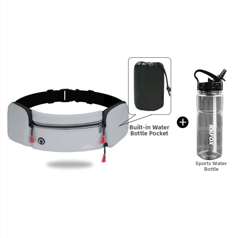 Sportska torbica oko pojasa za muškarce, antibakterijski najlon, PU podstava, pogodno za trčanje