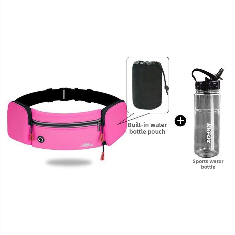 Sportska torbica oko pojasa za muškarce, antibakterijski najlon, PU podstava, pogodno za trčanje