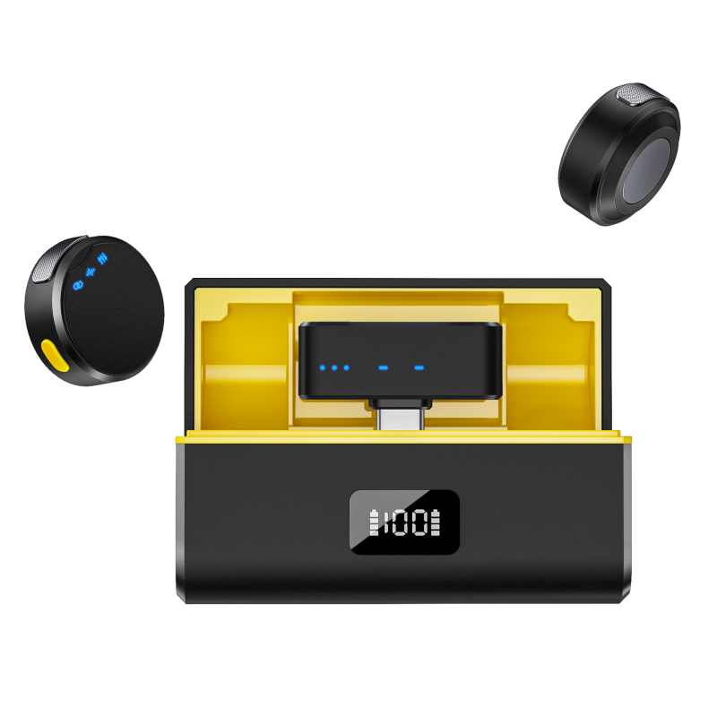 Mikrofon lavalier za prijenos uživo – profesionalno reduciranje buke, omnidirekcijski prijem, frekvencijski odziv 20 Hz–20 kHz, trajanje baterije preko 12 sati, model M9