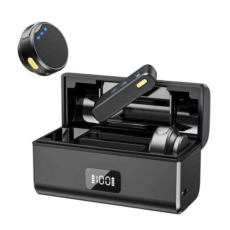 Mikrofon lavalier za prijenos uživo – profesionalno reduciranje buke, omnidirekcijski prijem, frekvencijski odziv 20 Hz–20 kHz, trajanje baterije preko 12 sati, model M9