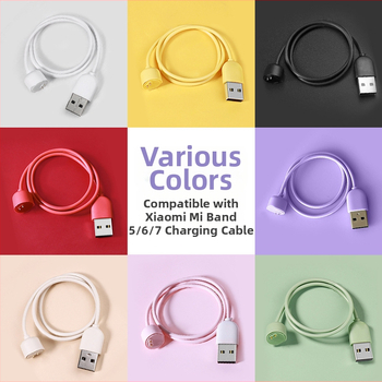Hongye Chao magnetický USB nabíjací kábel pre Xiaomi Mi Band 5/6/7 (Model HYC-15)