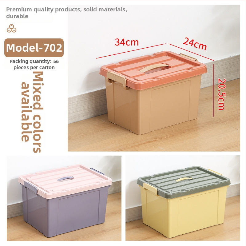 Kutija za pohranu s poklopcem, ojačani dizajn, kapacitet 100–150 L, PP materijal, s kotačićima