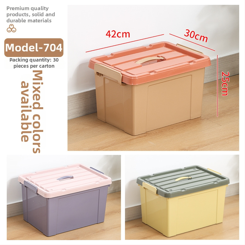 Kutija za pohranu s poklopcem, ojačani dizajn, kapacitet 100–150 L, PP materijal, s kotačićima