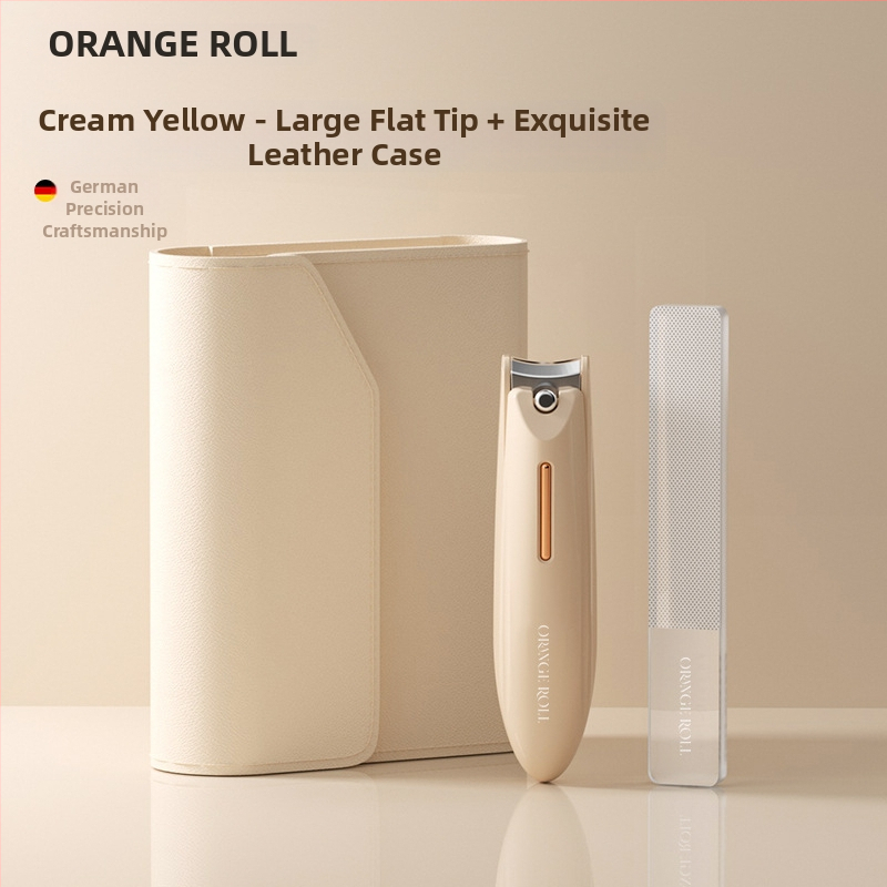 Σετ κοπτών νυχιών για μανικιούρ με αντι-εκτόξευση, επίπεδο στόμιο και κεκλιμένο άνοιγμα, κατασκευή από πλαστικό και ανθρακούχο χάλυβα