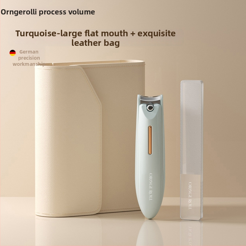 Σετ κοπτών νυχιών για μανικιούρ με αντι-εκτόξευση, επίπεδο στόμιο και κεκλιμένο άνοιγμα, κατασκευή από πλαστικό και ανθρακούχο χάλυβα