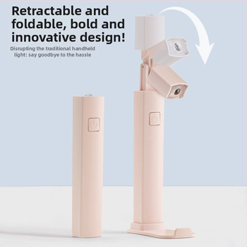 Pinchuang M105 ručná lampa na nechty – malá prenosná lampa s ostrým svetlom pre rýchle sušenie gélových nechtov