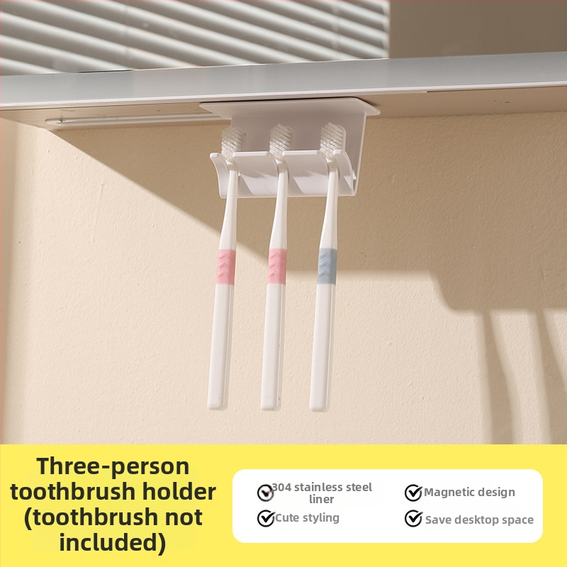 Magnetska čašica za ispiranje od 304 nehrđajućeg čelika sa podmontiranim ogledalom ormarićem i organizatorom za četkice i pastu za zube