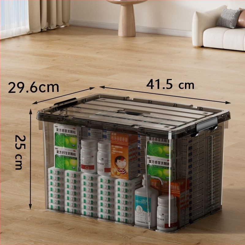 Prozirni plastični spremnik za pohranu od polipropilena za odjeću, bez poklopca, vodootporan, kapacitet 0–5 L