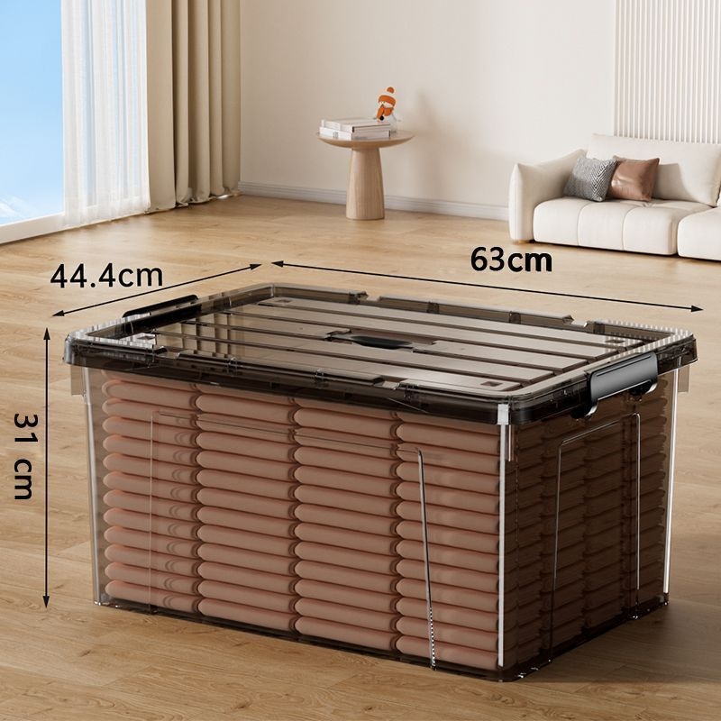 Prozirni plastični spremnik za pohranu od polipropilena za odjeću, bez poklopca, vodootporan, kapacitet 0–5 L