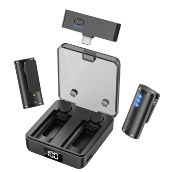 N3 Lavalier μικρόφωνο για ζωντανές μεταδόσεις με εξωτερική κάρτα ήχου | εύρος συχνοτήτων 20Hz-20kHz | SNR ≥70dB | αυτονομία μπαταρίας 6–8h