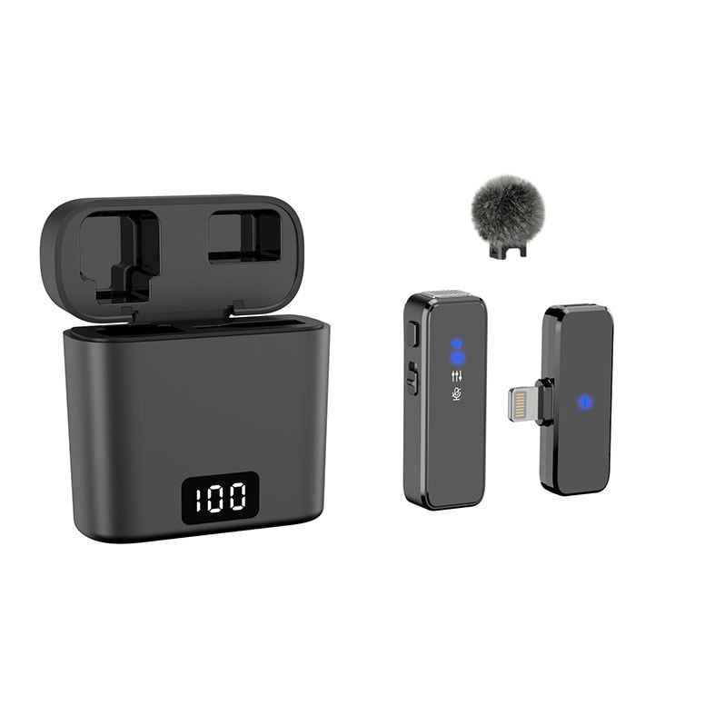 N3 Lavalier μικρόφωνο για ζωντανές μεταδόσεις με εξωτερική κάρτα ήχου | εύρος συχνοτήτων 20Hz-20kHz | SNR ≥70dB | αυτονομία μπαταρίας 6–8h