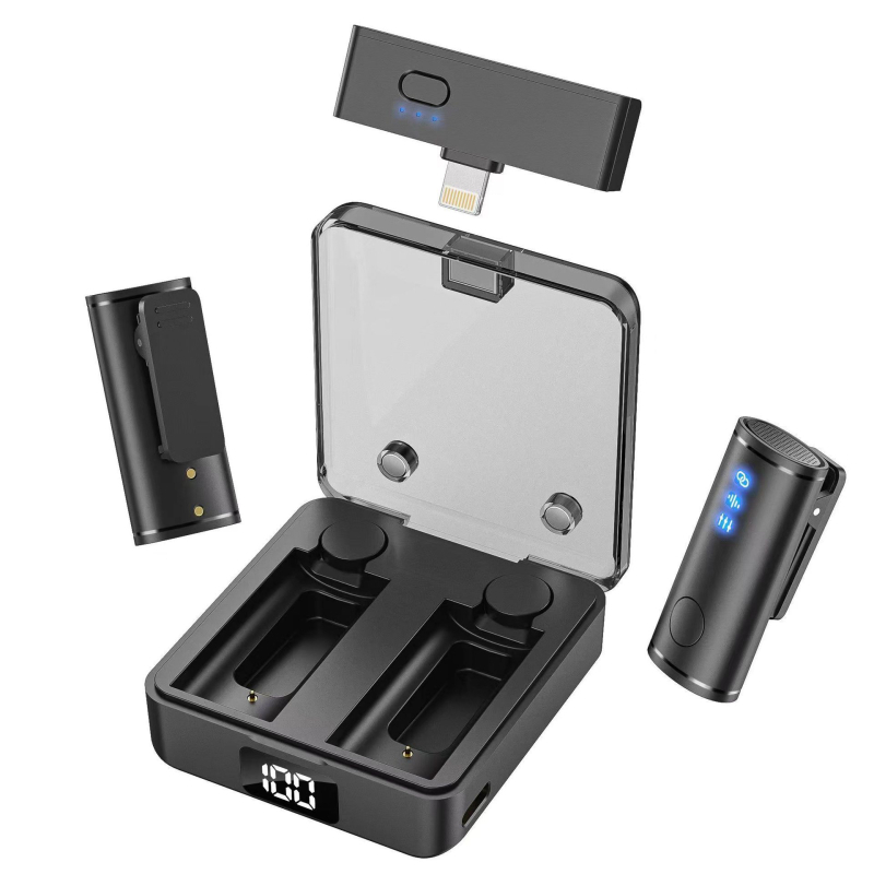 N3 Lavalier μικρόφωνο για ζωντανές μεταδόσεις με εξωτερική κάρτα ήχου | εύρος συχνοτήτων 20Hz-20kHz | SNR ≥70dB | αυτονομία μπαταρίας 6–8h