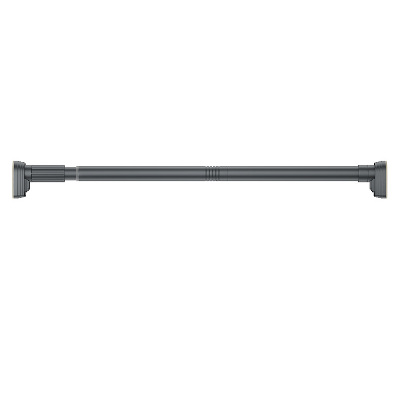 Kingsborough teleskopna šipka za zavjese za tuširanje i suđenje odjeće — nehrđajući čelik + ABS, prilagodljiva, odvojiva, lagan luksuz stil