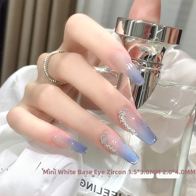 Nakit za nokte od cirkonija: Marquise oblik, obrazac kapljice vode, mini višebojni cirkoni