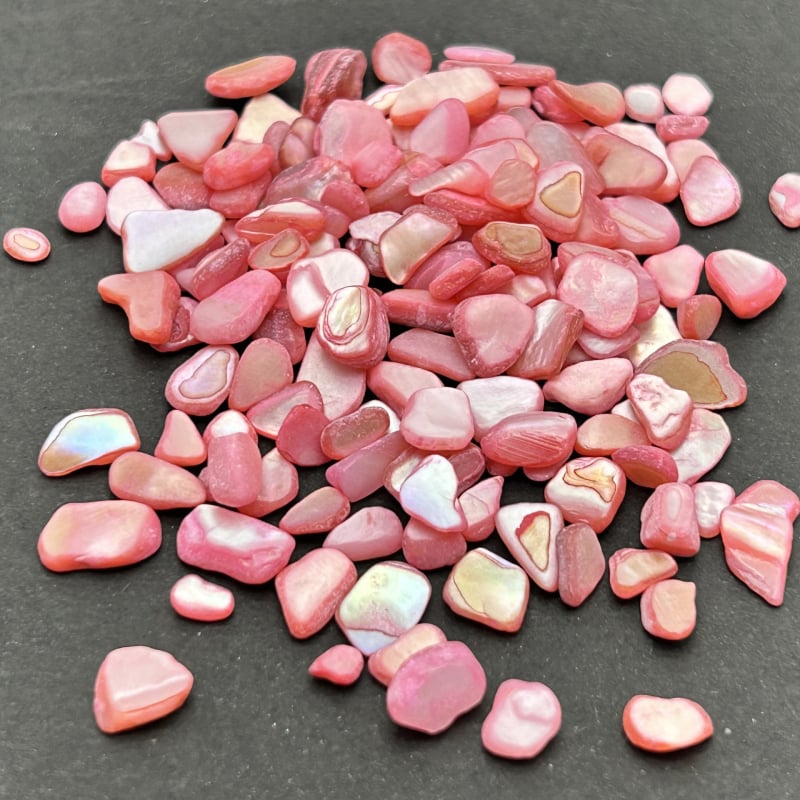 Komadi za nokte od školjaka – prirodna abalonska školjka, biserni materijal, serija Shell, uzorak 18969844106, Snow Glow