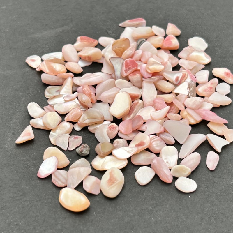 Komadi za nokte od školjaka – prirodna abalonska školjka, biserni materijal, serija Shell, uzorak 18969844106, Snow Glow