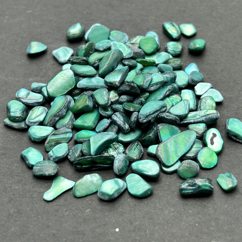 Komadi za nokte od školjaka – prirodna abalonska školjka, biserni materijal, serija Shell, uzorak 18969844106, Snow Glow