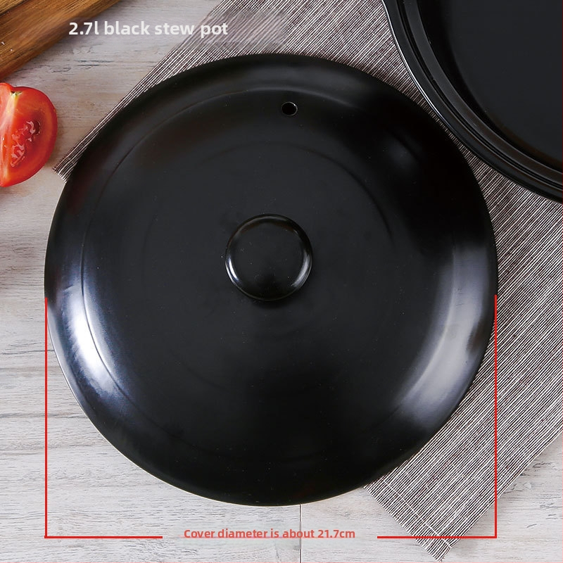 Smaltovaný keramický veko na hrniec 2,1–3 L, kompatibilný so všetkými platňami, protiprilepený povrch, vhodný pre polievkové hrnce a hlinené hrnce
