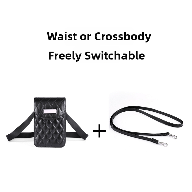 Krosbody torba za rame s lancem, kvilti uzorak, PU materijal, zatvaranje na zip, laminirani unutarnji džep