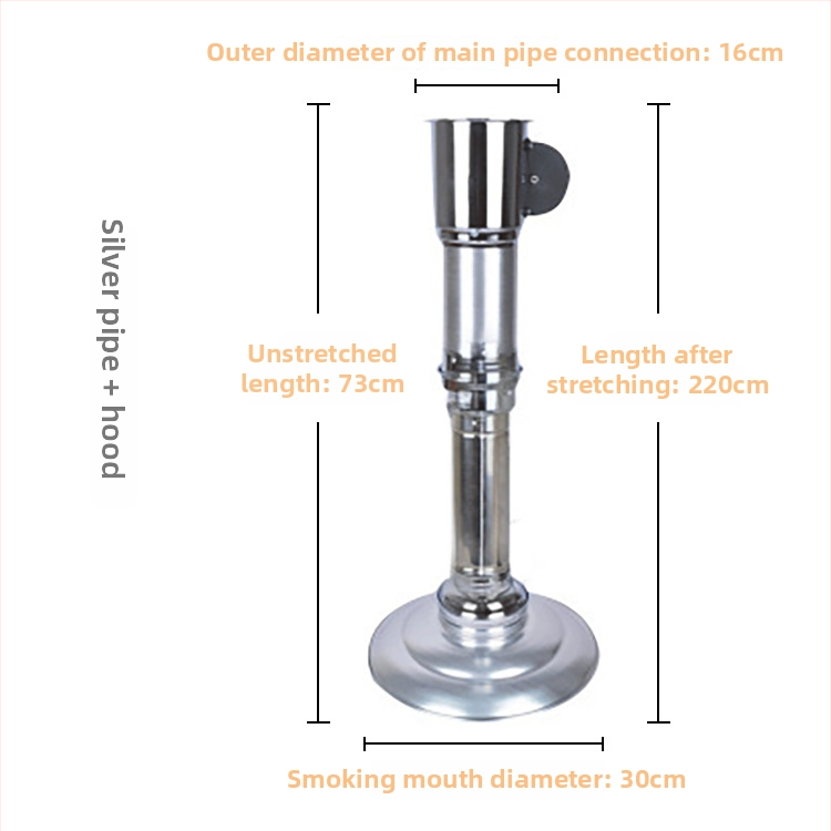 Oprema za ispuštanje dima s korejskim stilom za komercijalne roštilje — Marka Cattle, Porijeklo Weihai, Shandong