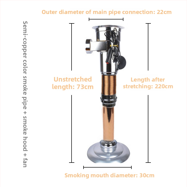 Oprema za ispuštanje dima s korejskim stilom za komercijalne roštilje — Marka Cattle, Porijeklo Weihai, Shandong