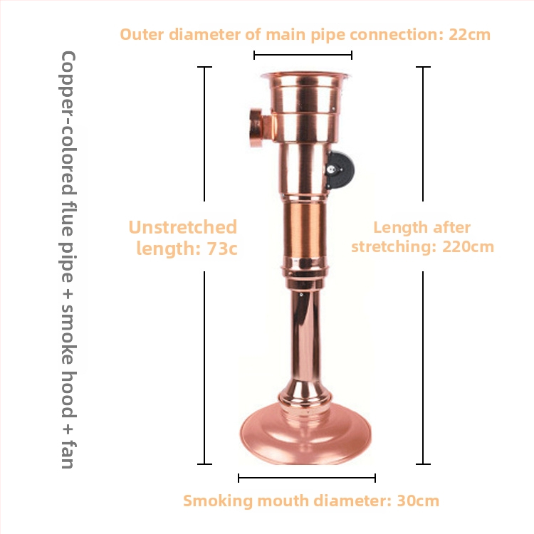 Oprema za ispuštanje dima s korejskim stilom za komercijalne roštilje — Marka Cattle, Porijeklo Weihai, Shandong