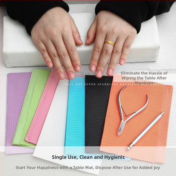 Jednokratna podloga za stol za manikuru, plastična, osnovno pakiranje, 1 kom, opće korištenje