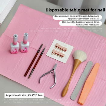 Jednokratna podloga za stol za manikuru, plastična, osnovno pakiranje, 1 kom, opće korištenje