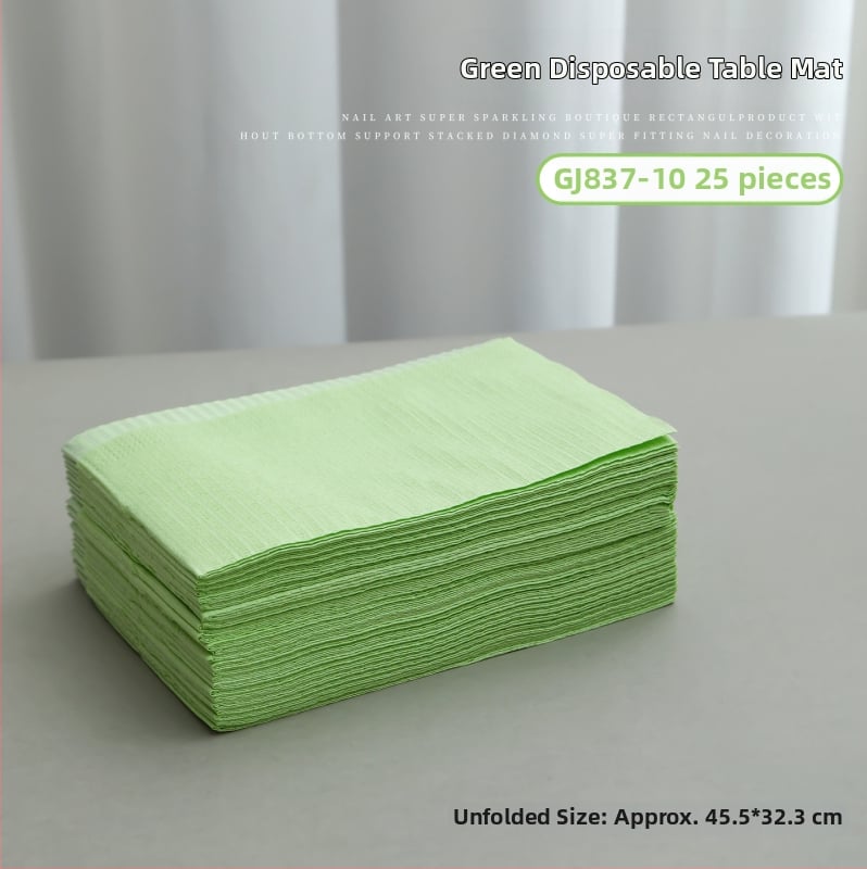 Jednokratna podloga za stol za manikuru, plastična, osnovno pakiranje, 1 kom, opće korištenje