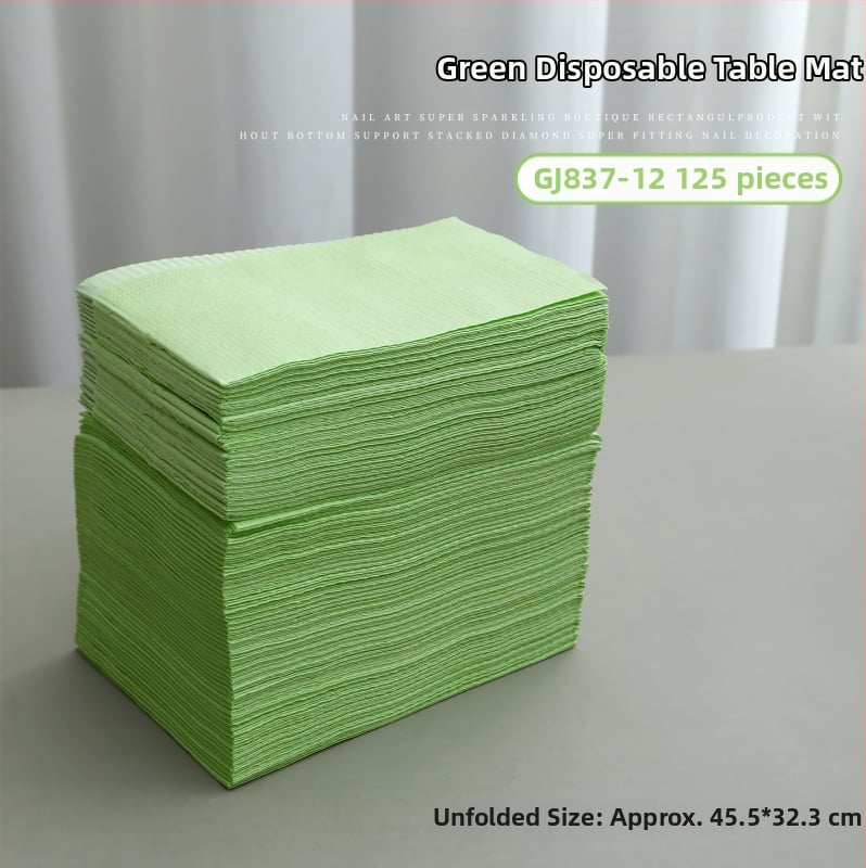 Jednokratna podloga za stol za manikuru, plastična, osnovno pakiranje, 1 kom, opće korištenje