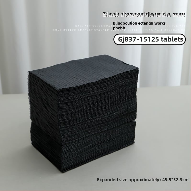 Jednokratna podloga za stol za manikuru, plastična, osnovno pakiranje, 1 kom, opće korištenje